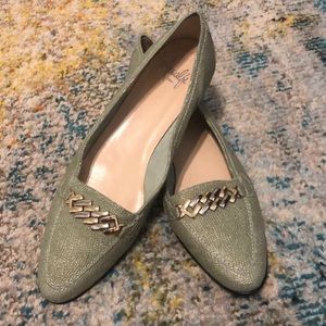 Amalfi Green Glitter Women’s Loafers